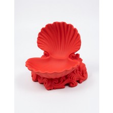 My Craft 3D MYCRAFT3D Deniz Kabuğu Tasarımlı Takı Standı - Dekoratif Mücevher Düzenleyici - Desenli Estetik Masa Üstü Obje