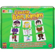 Edukido Eşleştir, Ben Kimim ? Mukavva Puzzle