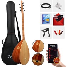 Yonka B-142K Kısa Sap Çınar Ağacı Gövde Kaliteli Gürgen Sap Saz Bağlama Seti
