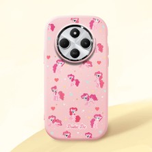Ucuc Redmi A4 Uyumlu Darbe Emici Kamera Korumalı Pembe Silikon Özel Baskı Desenli Kılıf
