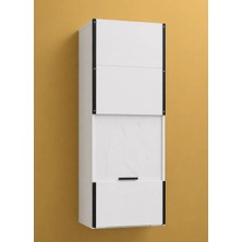 Kuzey Kombi Plastik Pvc Kombi Dolabı En-boy-der: 58-130-40 cm Balkon Iç-Dış Mekan Mutfak Için Dayanıklı Dolap