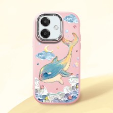 Ucuc Oppo A3/A3X 4g/5g Uyumlu Darbe Emici Kamera Korumalı Pembe Silikon Özel Baskı Desenli Kılıf