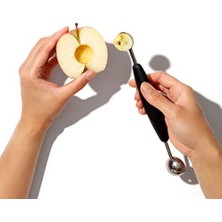 İlanib Ticaret Oxo Paslanmaz Çelik Kavun Kesicisi, Siyah/gümüş