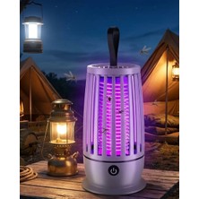 Pileli Store Uv Mor Işık Elektrikli Sivrisinek Tuzak Lamba Sessiz Çalışma Gece Aydınlatmalı