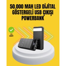 İlanib Ticaret Profesyonel 50.000 Mah Powerbank – Aynı Anda Birden Fazla Cihaz Şarj Eden, Dayanıklı ve Güvenli Taşınabilir Şarj Cihazı