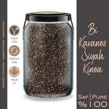 Zencefil Organik Siyah Kinoa Bi Kavanoz 660 Cc. Cam Kavanozda 480 Gr. Siyah Kinoa