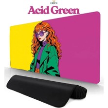 ORYN Aesthetıx / Acid Green Edition | 70x30 Gaming Mousepad - (3mm Kalınlık)