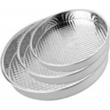 Pileli Store 3 Boy No-1-2-3 Çiğ Köfte Tepsi Takımı 32-34-36 cm (4887)