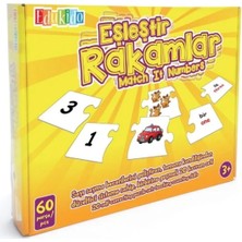 Edukido Eşleştir, Rakamlar Mukavva Puzzle