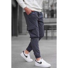 Madmext Füme Kargo Cep Erkek Jogger Pantolon 5461