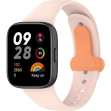 Zayka Mey Ithalat®   Redmi Watch 3 Origin Silikon Kordon - Pudra