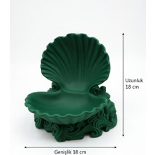 My Craft 3D MYCRAFT3D Deniz Kabuğu Tasarımlı Takı Standı - Dekoratif Mücevher Düzenleyici - Desenli Estetik Masa Üstü Obje