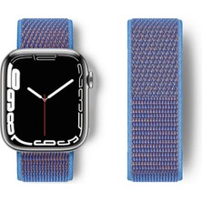 Zayka Mey Ithalat®   Watch 42MM Hasırlı Cırtcırtlı Kordon - Mor