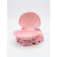 My Craft 3D MYCRAFT3D Deniz Kabuğu Tasarımlı Takı Standı - Dekoratif Mücevher Düzenleyici - Desenli Estetik Masa Üstü Obje