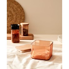 İlanib Ticaret Renard Ahşap Kapaklı Saklama Kabı 500ML