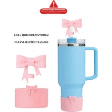 Stanley Quencher ve Yeni Nesil Pipetli Termos Uyumlu Set Tabanlık Pipet Başlığı