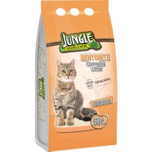 Jungle Bentonit Kedi Kumu Ince Natural 5 Lt *2'li
