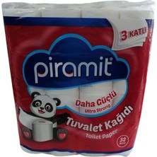Piramit 3 Katlı 32 Rulo Tuvalet Kağıdı