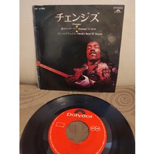Plakperest Jımı Hendrıx - Changes / Message To Love - 1970 Japonya Basım 45LIK Plak 2.el