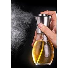 İlanib Ticaret Zeytinyağı Sirke Püskürtücü Paslanmaz Çelik Sprey Yağdanlık Pratik Dekoratif 1430