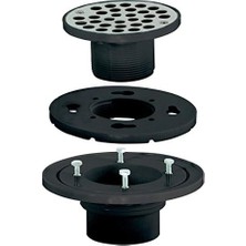 İlanib Ticaret 15342 Abs Düşük Profil Zemin ve Duş Gideri Siyah, 5,08 cm x 7,62 cm