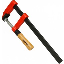 İlanib Ticaret Küçük Işkence 50X300 Mm, Ergonomik Tahta Saplı, Yüksek Sıkıştırma Güçlü, Dayanıklı Çelik Gövde, Marangozluk Metal Işleri Için Uygun, Ahşap Sabitleme Mengene Tipi Sıkma Aparatı (EKI300)