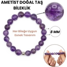 Ametist Bileklik Doğaltaş 8mm