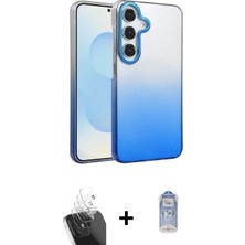 Marsilyan™- Galaxy A15 4g Kılıf Kıvılcım Minimal Özel Seri - Siyah Joko Magic 5d Cam + Şeffaf Kamera Lens Koruma Cam