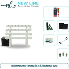 Newline Tam Donanımlı Yatay Topraksız Fide Yetiştirme Merkezi - Beyaz