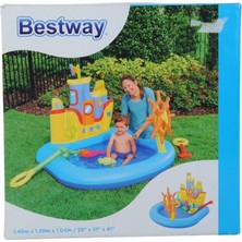 Keskin Sound Bestway (1.40X1.30X1.04)GEMI Şekilli Havuz