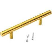 İlanib Ticaret Paslanmaz Metal Mobilya Kulbu, Altın Sarı, Dolap Çekmece Tv Ünitesi Mutfak Için, Modern Stil (1, 224 Mm)