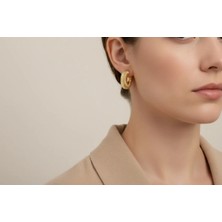 Xupıng Jewelry Bombeli Halka Küpe