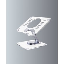 Zero Land Muratech Katlanabilir Tablet Standı Ayarlanabilir Kaymaz Şeffaf Tasarım
