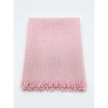Al Tuhafiye Altuhafiye Keten Dokulu Kare Eşarp - 90X90 cm Saf Görünüm