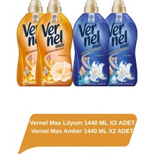 Max Lilyum 1440 ML X2 ADET + Vernel Max Amber 1440 ML X2 ADET