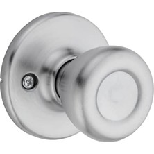 İlanib Ticaret (Updated Packaging, Satin Chrome) - 92001-514 Tylo Hall & Closet Knob In Satin Chrome