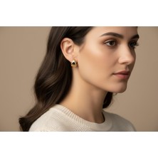 Xuping Jewelry Oval Zirkon Taşlı Küpe