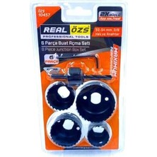 İlanib Ticaret 6 Parça Buat Açma Panç Seti 38-54MM- 3/8 Hex - Anahtar (5122)