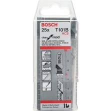 İlanib Ticaret Professional 25 x Stichsägeblatt T 101 B (Für Weiches Holz, Gerader Schnitt, Zubehör Stichsäge)