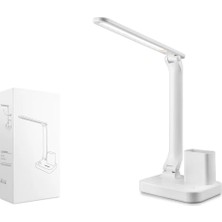 Uravas Store USB Şarjlı Masa Lambası - Beyaz Q21-1