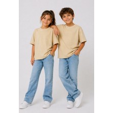 Unisex Basic Kısa Kollu Çocuk T-Shirt