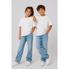 Unisex Basic Kısa Kollu Çocuk T-Shirt