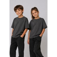 Unisex Basic Kısa Kollu Çocuk T-Shirt