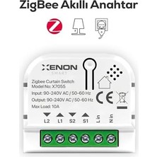 İlanib Ticaret Smart Akıllı Panjur Anahtarı Elektrikli Panjur Perde ve Jaluzi Için Kontrol Modülü Mobil Uygulama Denetimli Panjur Şalteri Zamanlayıcı Anahtar X7055