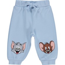 Civil Baby Tom And Jerry Baskılı 3-18 Ay Tek Alt Bebe - Mavi