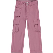 Civil Girls Üç Cepli Kargo 6-9 Yaş Pantolon - Pembe