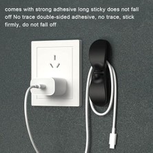 İlanib Ticaret 4 Adet Silikon Kablo Düzenleyici Seti – Güçlü Yapışkanlı Tel Toplayıcı, Kordon Sarıcı, Ev, Işyeri, Mutfak Aletleri Için Kavisli ve Düz Yüzey Uyumlu, Kahve Makinesi,, Fritöz Uyumlu