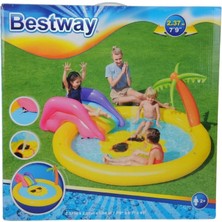 Keskin Sound Bestway Kaydıraklı Güneşli Havuz 237X231