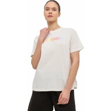 Lumberjack Wl 11KEMY Ekru Kadın Kısa Kol T-Shirt
