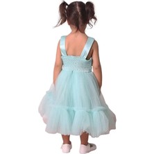 Ahsenim Bebe Kız Damla Model Kısa Abiye Elbise